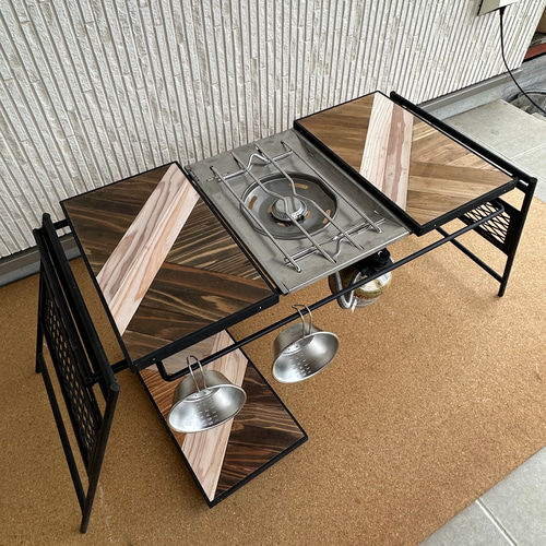 フラットバーナ－テーブルアイアンigtテーブル天板3種類