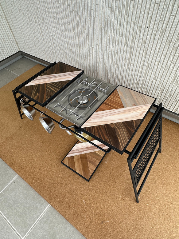 フラットバーナ－テーブルアイアンigtテーブル 3種類天板ミックス 4枚目の画像