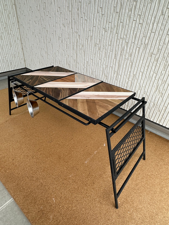 フラットバーナ－テーブルアイアンigtテーブル 3種類天板ミックス 3枚目の画像