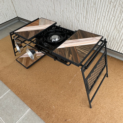 フラットバーナ－テーブルアイアンigtテーブル 3種類天板ミックス 10枚目の画像