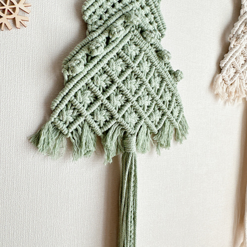 NO．431『マクラメ・クリスマスガーランド・タペストリー』 NO．431『マクラメ・クリスマスガーランド・タペストリー』 NO