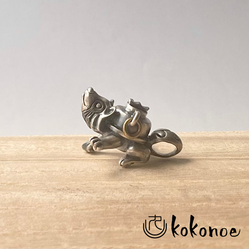 分福茶釜ペンダントトップ【silver925・真鍮】 ペンダントトップ