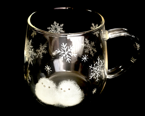 シマエナガ❁⃘*.゜レジンクリームケース 雪の結晶