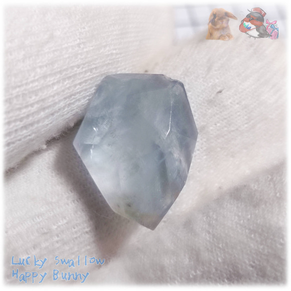 セレスタイト 天青石 マダガスカル産 加工品 celestite No.5972 4枚目の画像