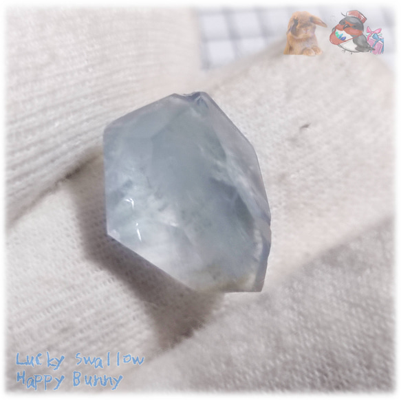 セレスタイト 天青石 マダガスカル産 加工品 celestite No.5972 5枚目の画像