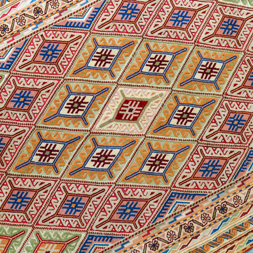 131×89cm アフガニスタン の マシュワニ手織り キリム 手織り絨毯-