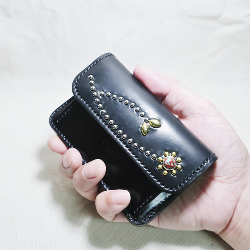 未使用品】CORDOVAN コードバン 小銭入れ 馬革 コインケース 本