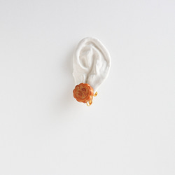 廣式月餅-圓(小兔望月) 完整未切 單顆 單耳 耳環 中秋節mooncake 第4張的照片