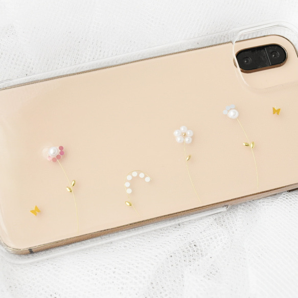 flower heaven  iPhoneケース 全機種対応 Android Xperia Galaxy シンプル 4枚目の画像