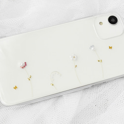 flower heaven  iPhoneケース 全機種対応 Android Xperia Galaxy シンプル 3枚目の画像