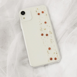 Cherry&Glitter iPhoneケース Android Xperia Galaxy 全機種対応 さくらんぼ 4枚目の画像