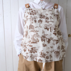 poplin tops * landscape* brown 第2張的照片