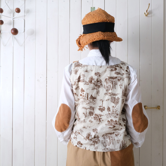 poplin tops * landscape* brown 第10張的照片