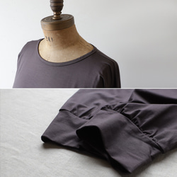夏準備ＳＡＬＥ　上質とろみ伸縮Tシャツ カットソー生地　燕尾裾　変形 プルオーバー トップスゆったりF01B 4枚目の画像