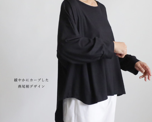 【エンフォルド】PEツイル プルオーバー　変形　アシンメトリー　ブラウス　とろみ エンフォルド】PEツイル プルオーバー 変形 アシンメトリー