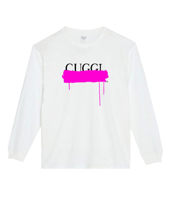 【XS～3XLパロディ5.6oz】CUGGL(キューグル)ロングTシャツ面白いおもしろプレゼントロンT送料無料・新品人気 2枚目の画像