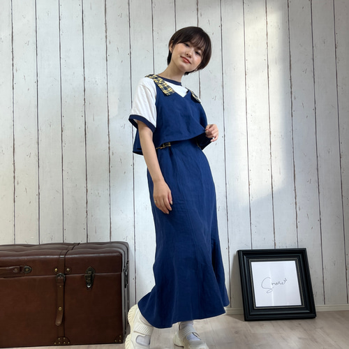 小柄さん向け ful×fulキャミ (チェック) セットアップ対応可 小柄さん向け ful×fulキャミ (チェック) セットアップ対応可