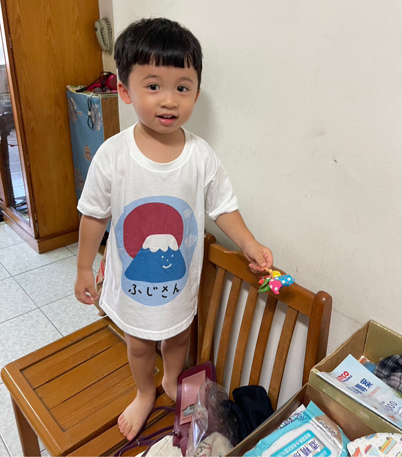 富士山 Tシャツ KIDS 5枚目の画像