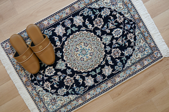 90×63cm【ペルシャ手織り絨毯】 【公式通販】