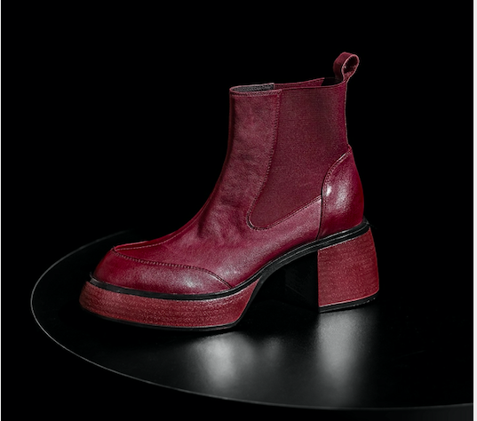 北欧 本革 ショートブーツ シューズ 靴 ローヒール 妊娠 クリスマス お正月 2024 年末 25.5cm 新春福袋