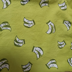バナナ 黄緑 巾着 5枚目の画像