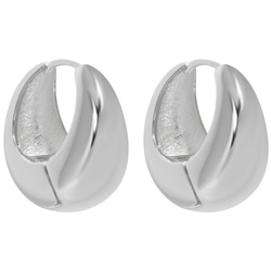 AOI Jewel フープピアス レディース ファッション アクセサリー キャッチレス ドロップ シンプル 両耳ペア 1枚目の画像