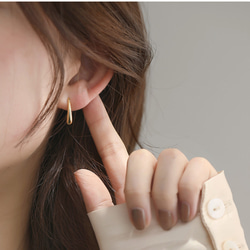 AOI Jewel ピアス しずく型 レディース ファッション しずく シンプル 両耳ペア フックピアス 雫 ドロップ 8枚目の画像