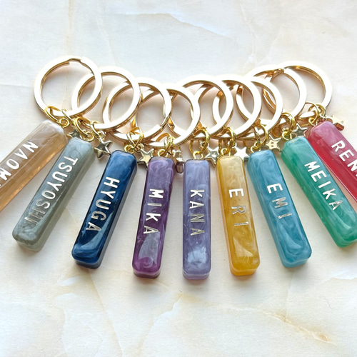 りんりんページ SixTONES名入れキーホルダー／チャーム　10点 りんりんページ SixTONES名入れキーホルダー／チャーム 10点 りんりん