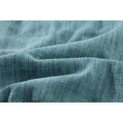 綿麻中綿ジャケット　柔らかくて暖かい中綿ジャケット　裏に飾りの紐が付き　ブルー　フリーサイズL271 13枚目の画像