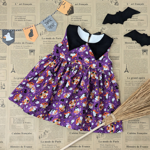 トリック・オア・トリート！妖しげハロウィンワンピース 子供服 B