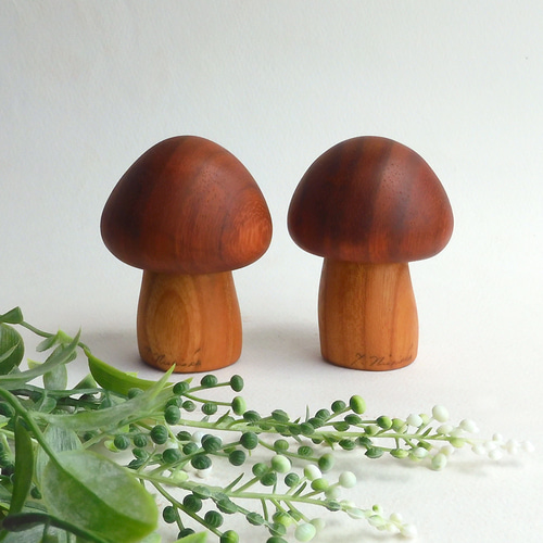キノコ wood mushroom その他置物 工房西岡 通販 16553467｜Creema