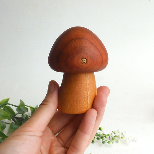 キノコ wood mushroom その他置物 工房西岡 通販 16553467