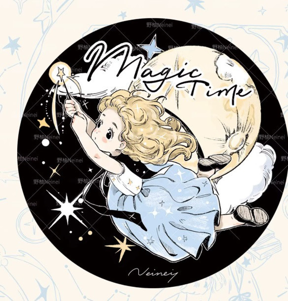 ⭐️野柚⭐️海外マスキングテープ⭐️切り売り⭐️见习魔女 水晶PET  