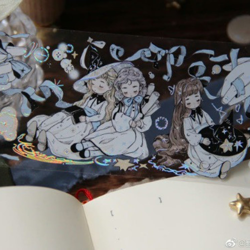 ⭐️野柚⭐️海外マスキングテープ⭐️切り売り⭐️见习魔女 水晶PET  