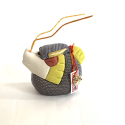伝統織物のトップブランド塩沢織木目込人形　干支人形『福辰』 2枚目の画像