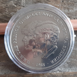 英国 イギリス 1981年 ブリティッシュ クラウン コイン 5シリング