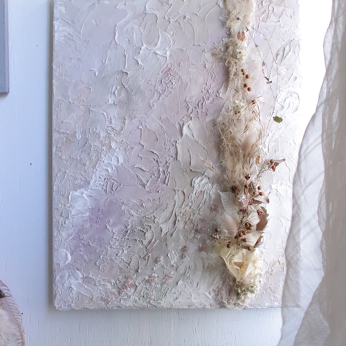 テクスチャーアート ボタニカル 大型絵画 壁掛けアートアートパネル 大きなアート アートパネル ボタニカル キャンパス パネル 約 W 40cm D 40cm H