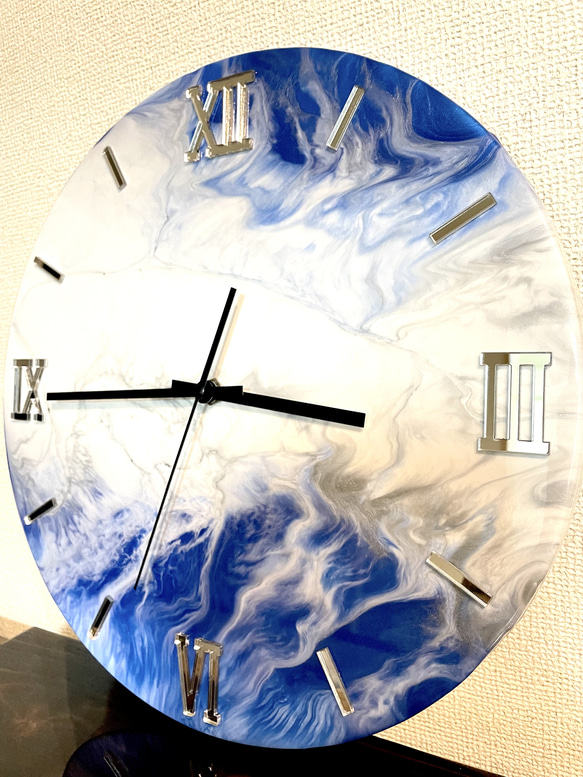 レジンアート掛け時計〜35cm〜③ 2枚目の画像