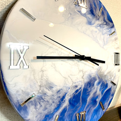 レジンアート掛け時計〜35cm〜③ 3枚目の画像