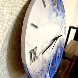 レジンアート掛け時計〜35cm〜③ 9枚目の画像