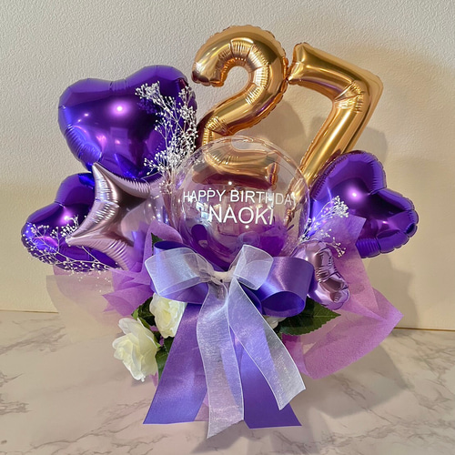 バルーン　バルーンギフト　生誕祭　推し　推し活　記念日　周年祝い 楽天市場】卓上 推し活 推しカラー 生誕祭 周年祝い 開店祝い