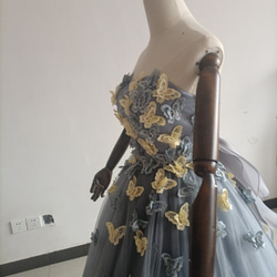 2色混色連衣裙 3D絲帶首飾，散發出燦爛的光芒 Princess Line 音樂會/音樂會 第13張的照片