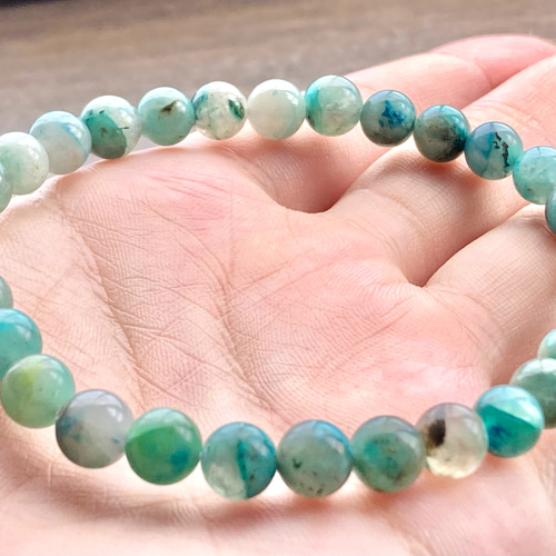 フェニックスストーン(約7mm玉)の天然石ブレスレット！ ブレスレット