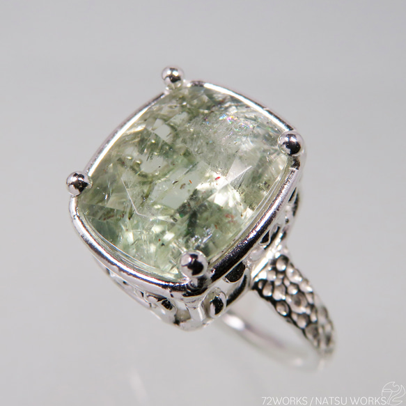 オレゴンサンストーン リング / square Oregon Sunstone Ring 2枚目の画像