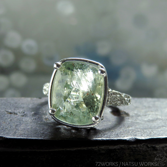 オレゴンサンストーン リング / square Oregon Sunstone Ring 1枚目の画像