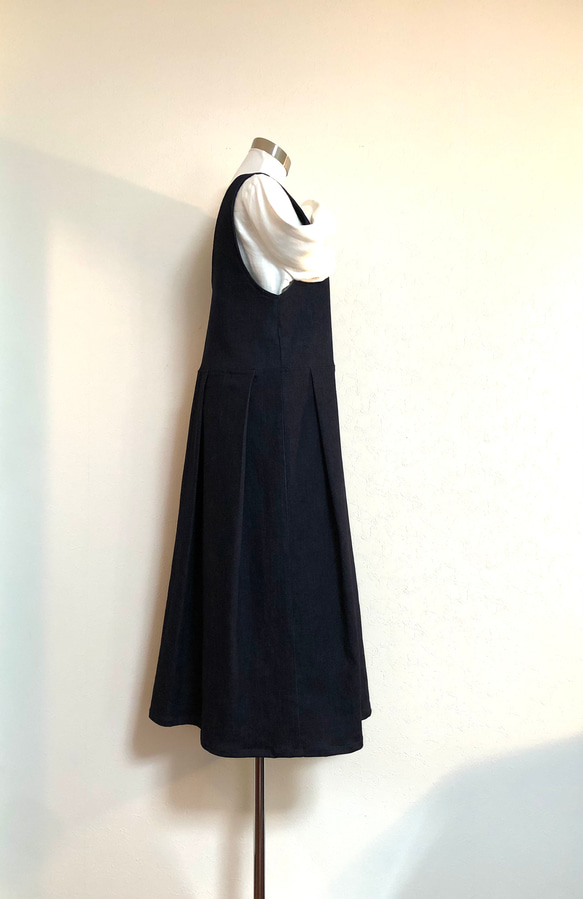 岡山児島デニムのジャンバースカート 16枚目の画像