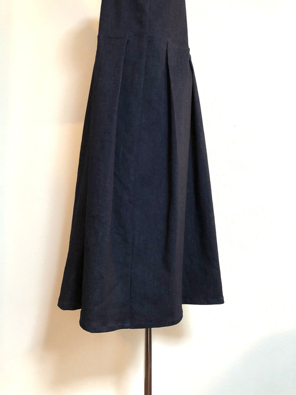岡山児島デニムのジャンバースカート 9枚目の画像
