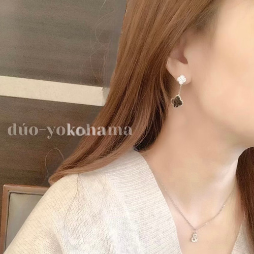 クローバー　フラワー　ピアス ボディピアス クローバーフラワーバーベル 16G ボディーピアス