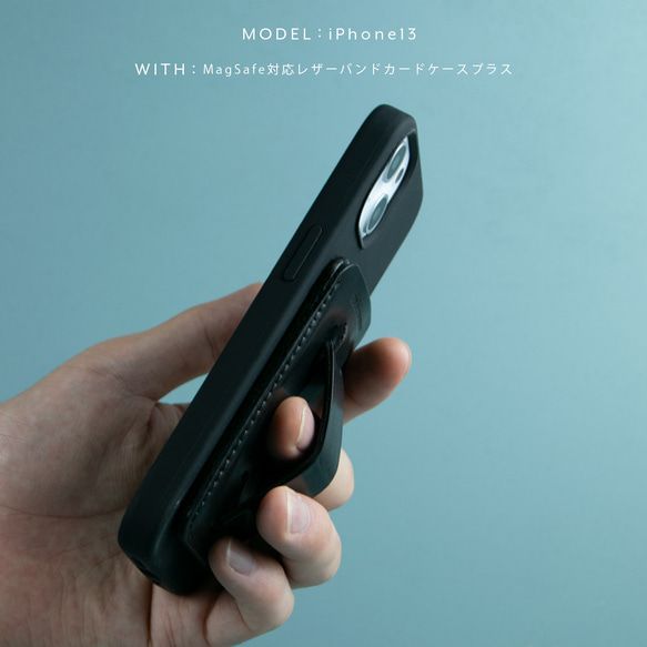 iPhone 13 / 12 シリーズ　MagSafe対応シリコンケース単品　ブラック　マグセーフ　SM009m 13枚目の画像