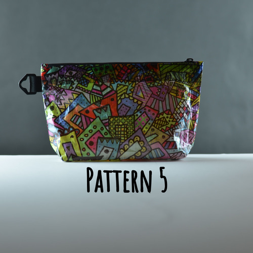 pattern5【オーダー可能】軽量＆防水生地 ポーチ ダイニーマ DCF pouch 